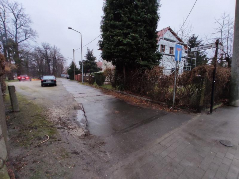 Ul. Spacerowa w Środzie Śląskiej