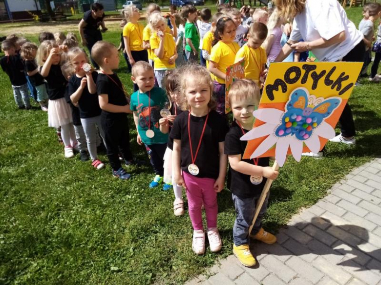 Dzień Dziecka na sportowo w przedszkolu w Malczycach