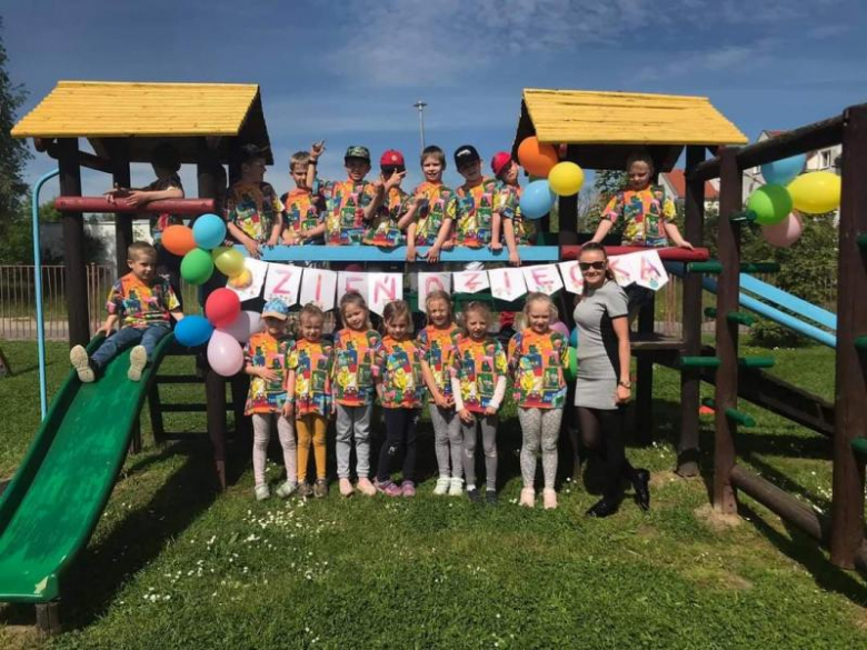Dzień Dziecka na sportowo w przedszkolu w Malczycach