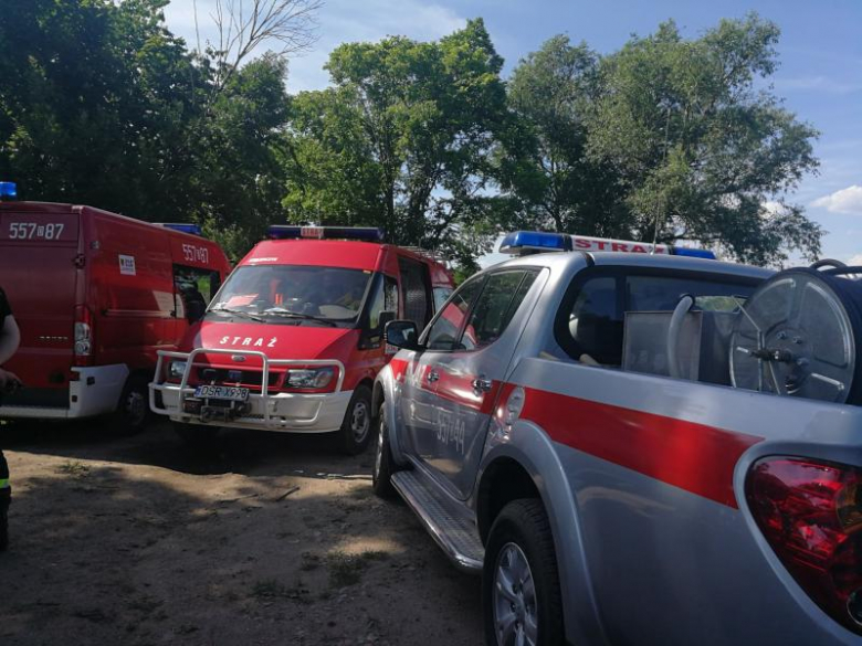 Relacja z poszukiwań zaginionego mężczyzny w gminie Miękinia