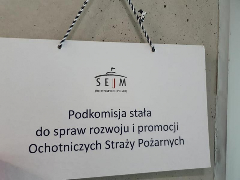 Czerwcowe posiedzenie komisji ds. OSP w Sejmie
