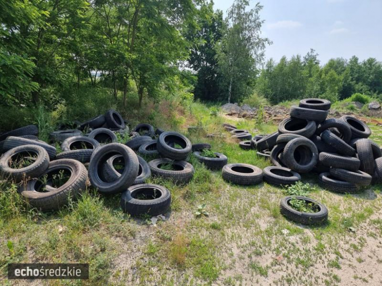 Dzikie wysypisko śmieci w Malczycach