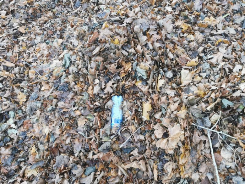 Bioodpady składowane za boiskiem przy ul. Górnej w Środzie Śląskie