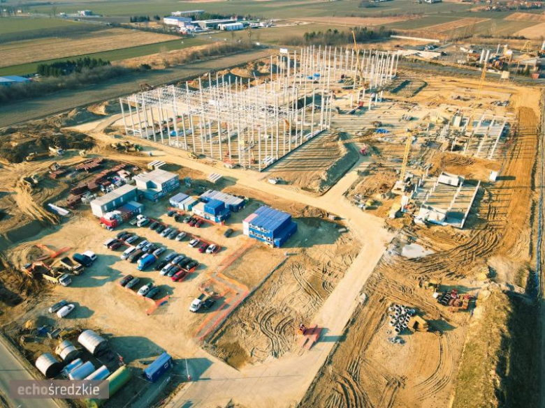 Budowa zakładu Persan Polska we Wróblowicach