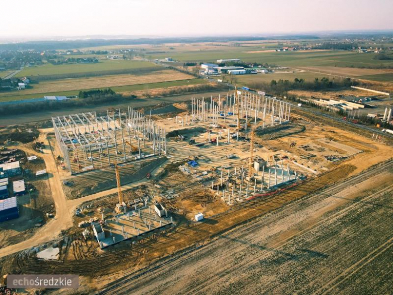 Budowa zakładu Persan Polska we Wróblowicach