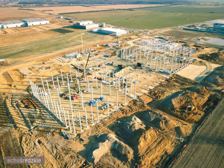 Budowa zakładu Persan Polska we Wróblowicach