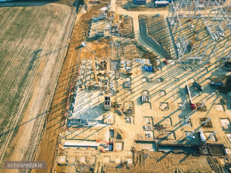 Budowa zakładu Persan Polska we Wróblowicach