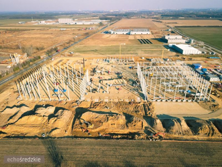 Budowa zakładu Persan Polska we Wróblowicach