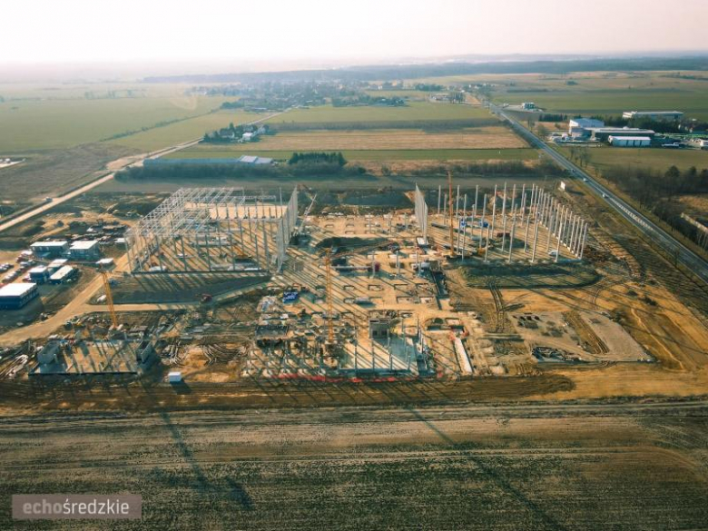 Budowa zakładu Persan Polska we Wróblowicach