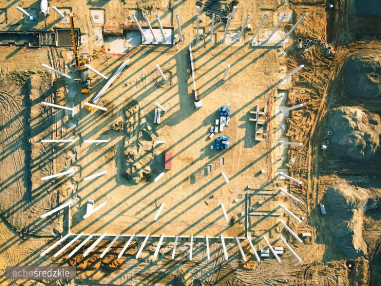 Budowa zakładu Persan Polska we Wróblowicach