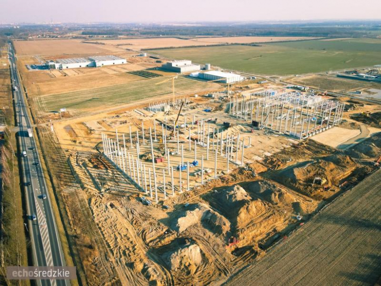 Budowa zakładu Persan Polska we Wróblowicach