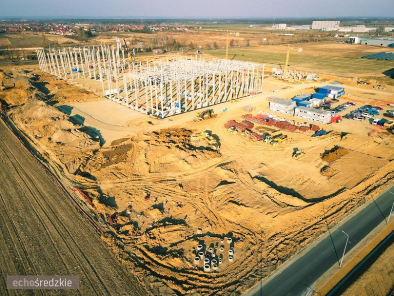 Budowa zakładu Persan Polska we Wróblowicach