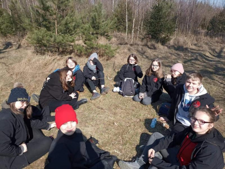 Harcerze na Rajdzie Marzanna