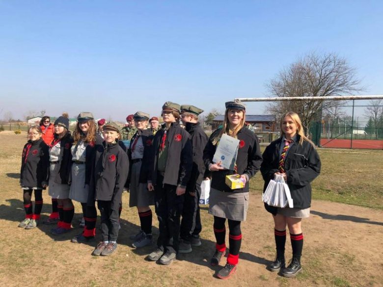 Harcerze na Rajdzie Marzanna