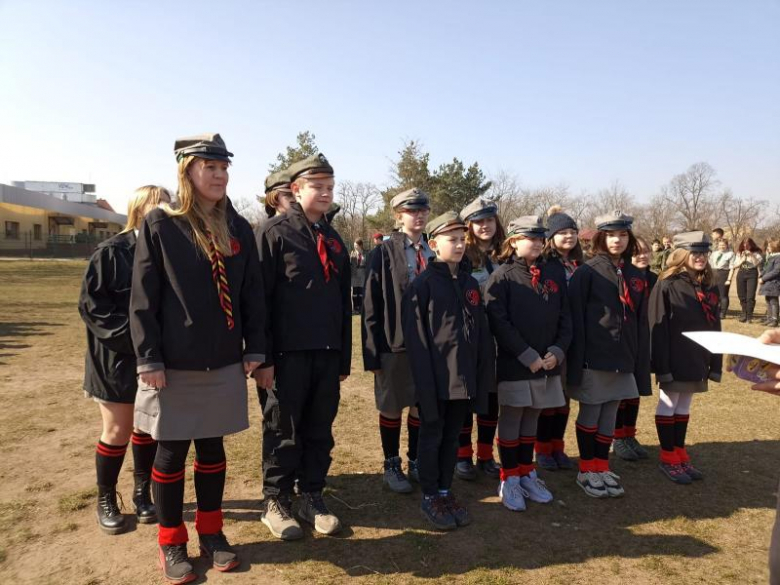 Harcerze na Rajdzie Marzanna