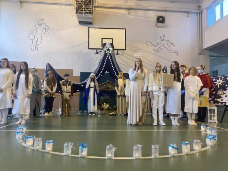 Jasełka w Szkole Podstawowej w Kostomłotach