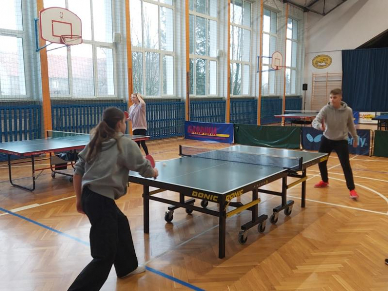 Turniej tenisa stołowego w Udaninie