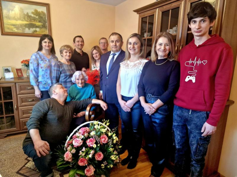 Setne urodziny mieszkanki Wróblowic