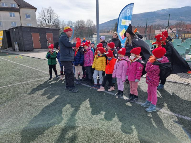 Malczyckie zuchy na Wyprawie Polarnej Zuchów w Kowarach