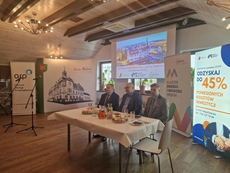 Spotkanie z przedsiębiorcami w Wilkszynie