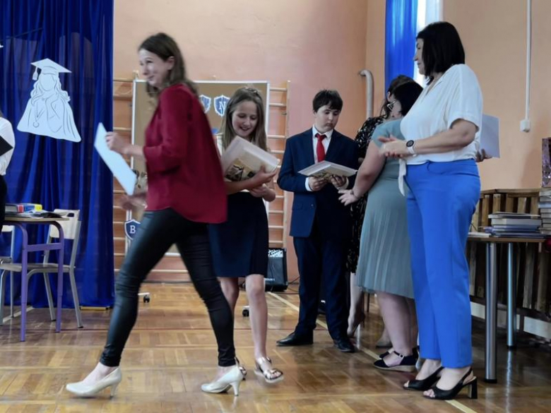 Zakończenie roku szkolnego w Szkole Podstawowej w  Mieczkowie