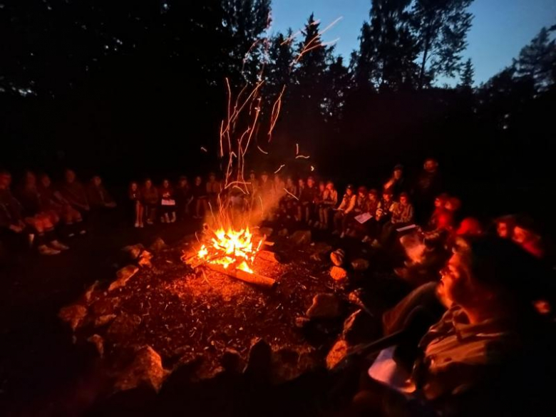 3. Malczycki Szczep Harcerski Ogień na obozie w Szklarskiej Porębie