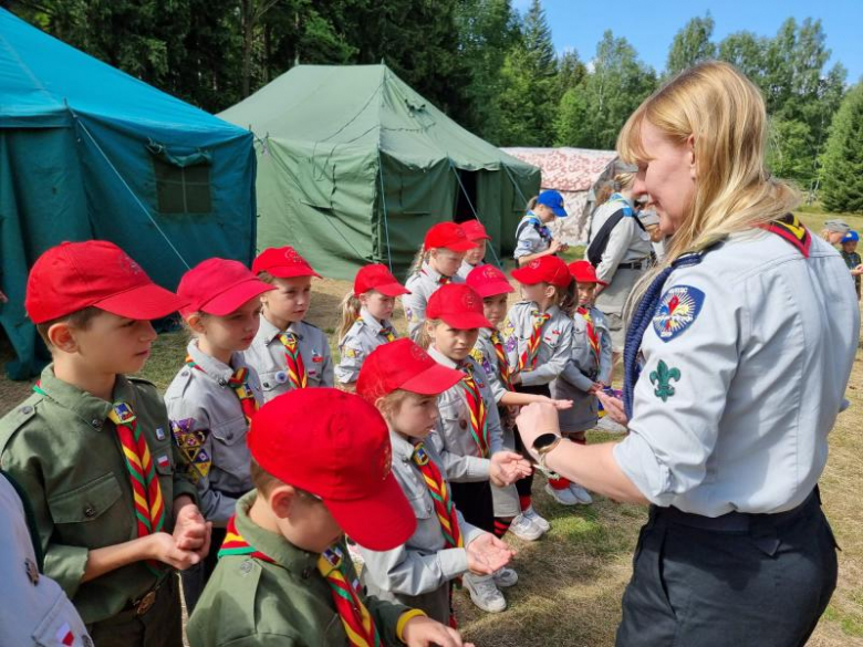3. Malczycki Szczep Harcerski Ogień na obozie w Szklarskiej Porębie