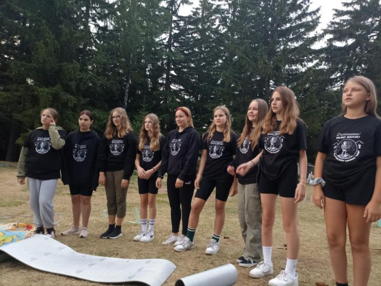 3. Malczycki Szczep Harcerski Ogień na obozie w Szklarskiej Porębie