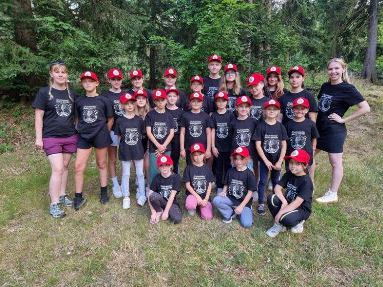 3. Malczycki Szczep Harcerski Ogień na obozie w Szklarskiej Porębie