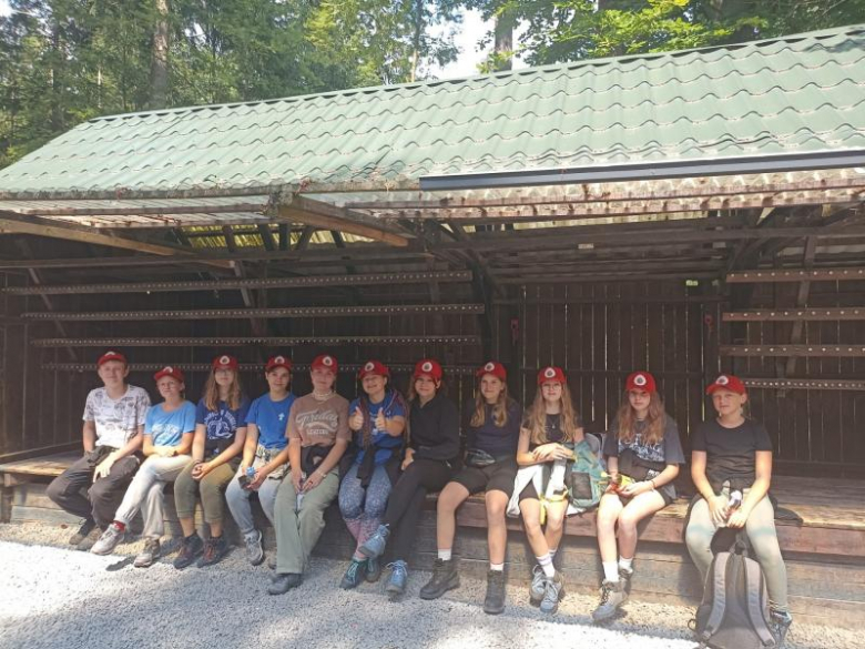 3. Malczycki Szczep Harcerski Ogień na obozie w Szklarskiej Porębie