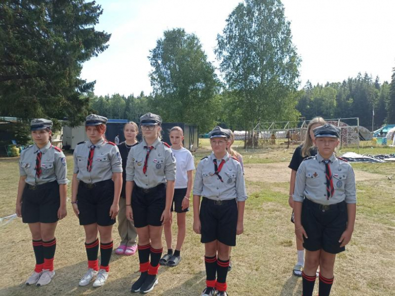 3. Malczycki Szczep Harcerski Ogień na obozie w Szklarskiej Porębie