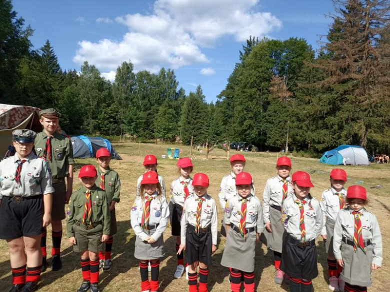 3. Malczycki Szczep Harcerski Ogień na obozie w Szklarskiej Porębie