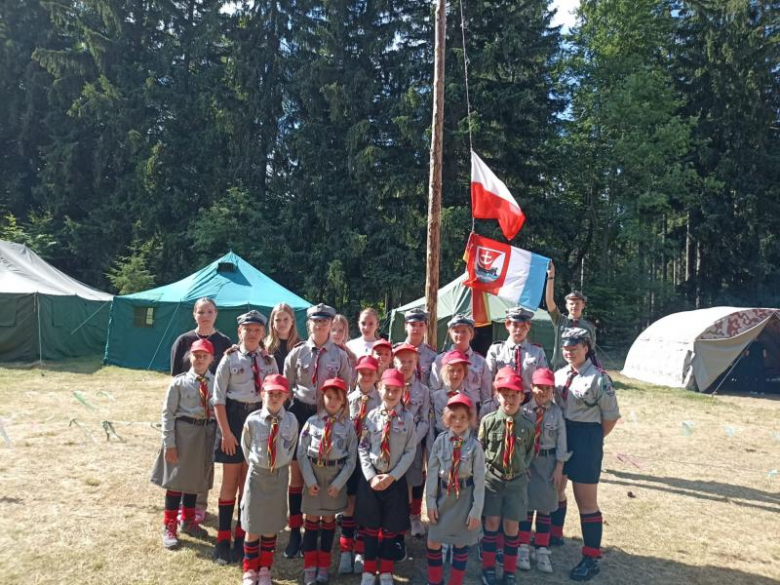 3. Malczycki Szczep Harcerski Ogień na obozie w Szklarskiej Porębie