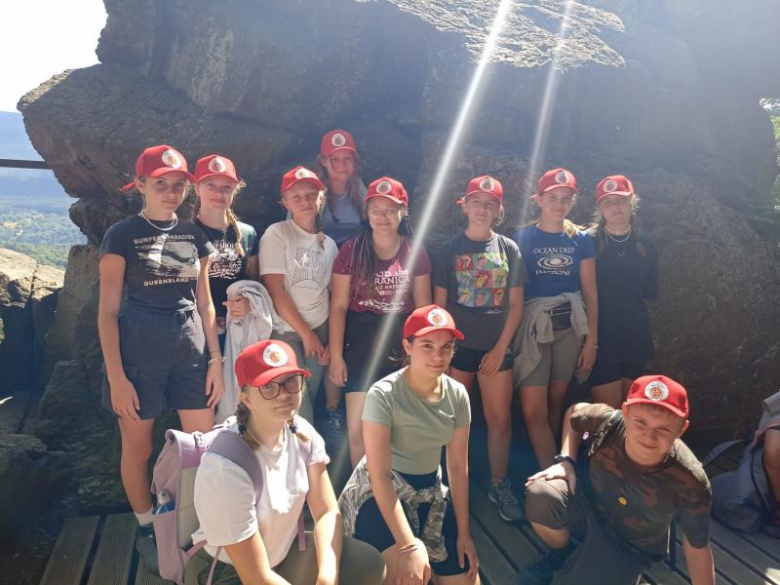 3. Malczycki Szczep Harcerski Ogień na obozie w Szklarskiej Porębie