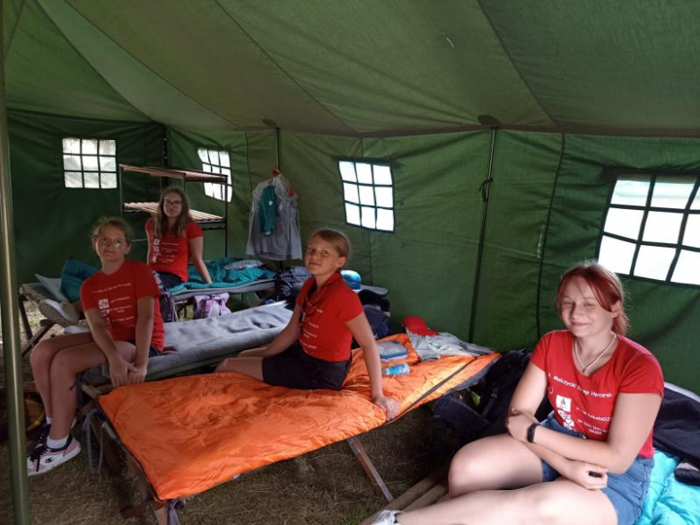 3. Malczycki Szczep Harcerski Ogień na obozie w Szklarskiej Porębie