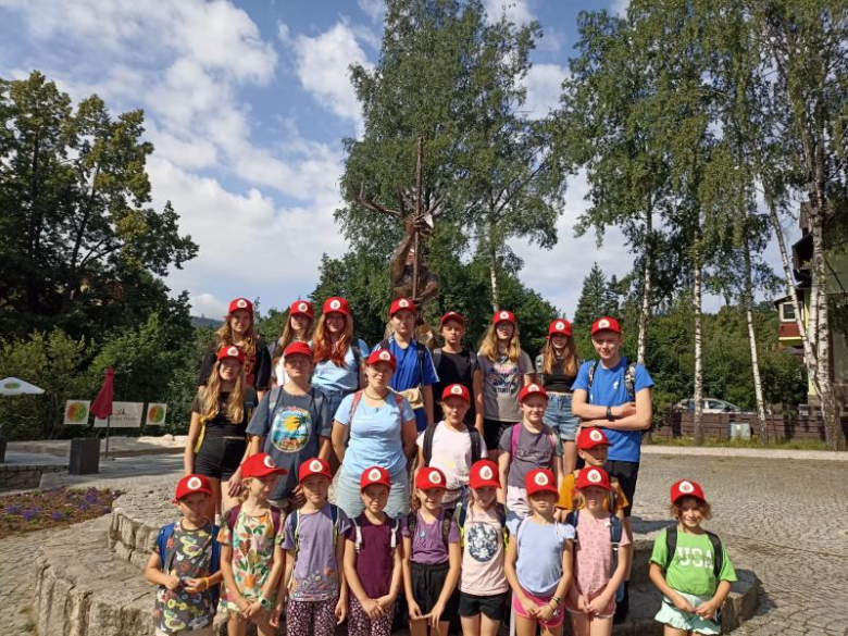 3. Malczycki Szczep Harcerski Ogień na obozie w Szklarskiej Porębie