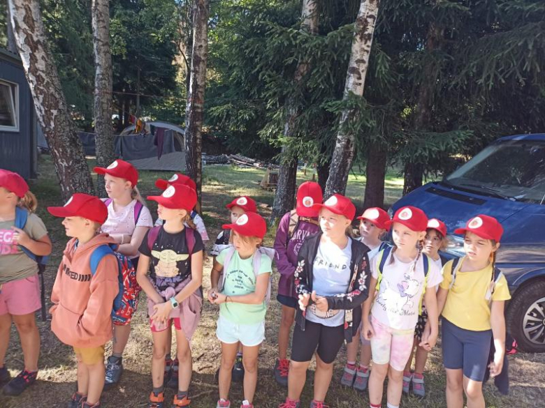 3. Malczycki Szczep Harcerski Ogień na obozie w Szklarskiej Porębie