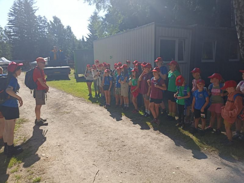3. Malczycki Szczep Harcerski Ogień na obozie w Szklarskiej Porębie