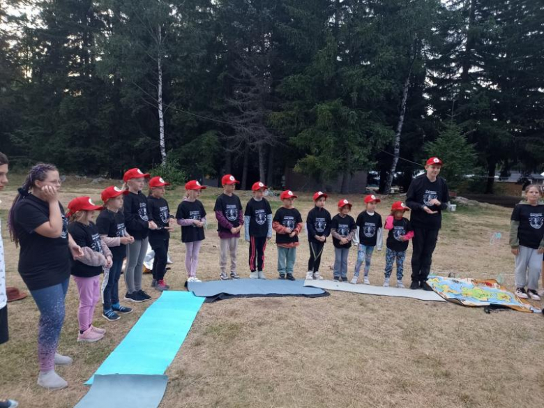 3. Malczycki Szczep Harcerski Ogień na obozie w Szklarskiej Porębie