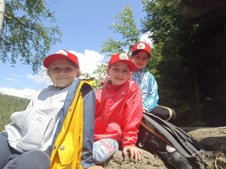 3. Malczycki Szczep Harcerski Ogień na obozie w Szklarskiej Porębie