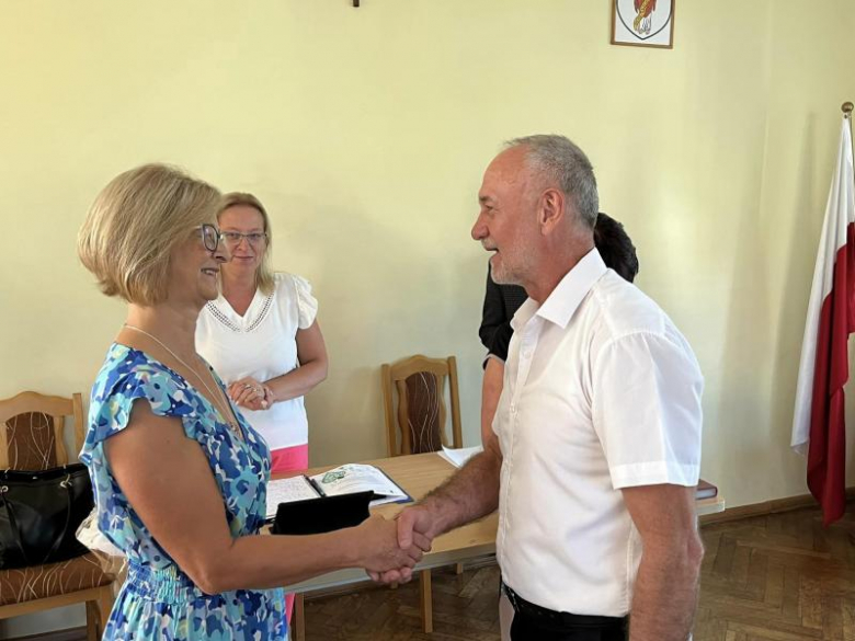 Podziękowania dla Gogusławy Szopy za długoletnią współpracę