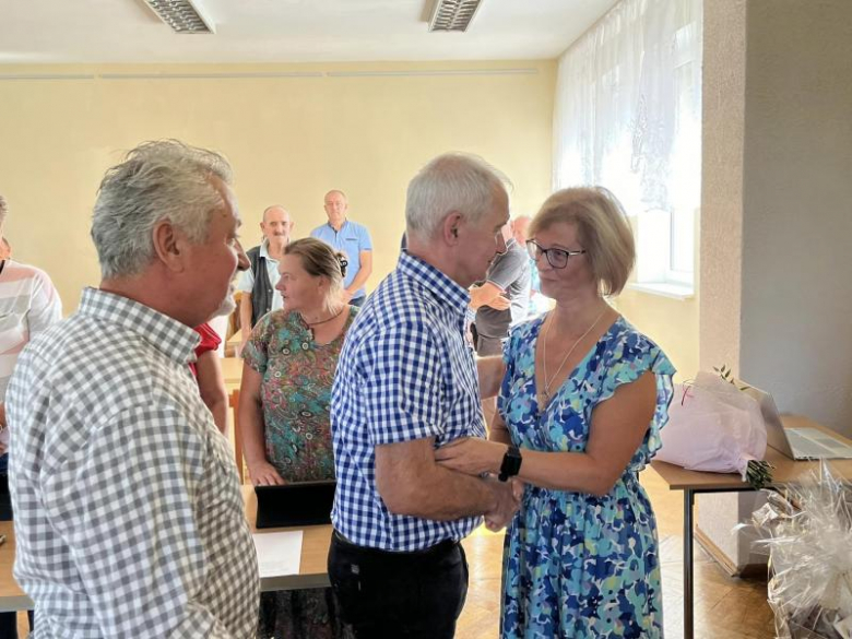 Podziękowania dla Gogusławy Szopy za długoletnią współpracę