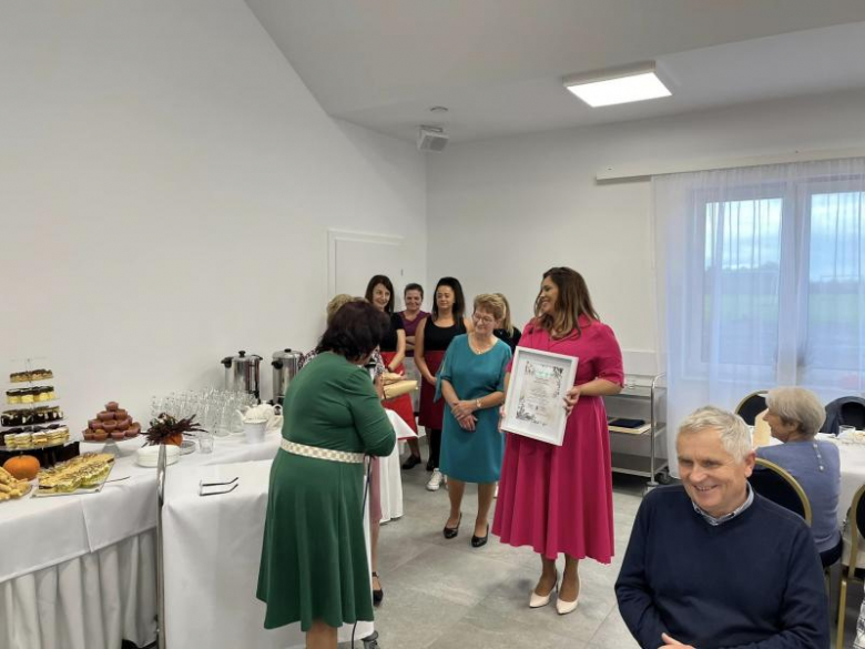 Otwarto nowo wybudowaną świetlicę wiejską w Chmielowie