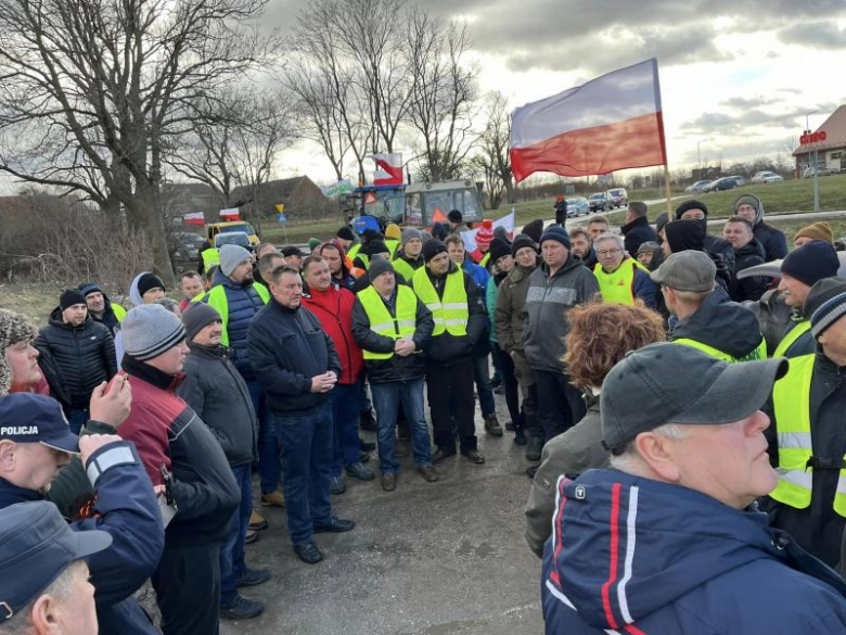 Strajk w gminie Kostomłoty