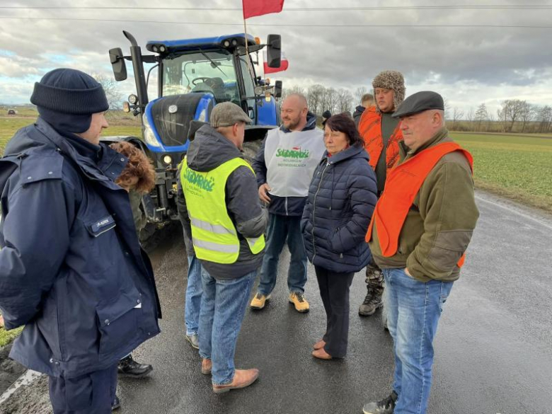 Strajk w gminie Kostomłoty