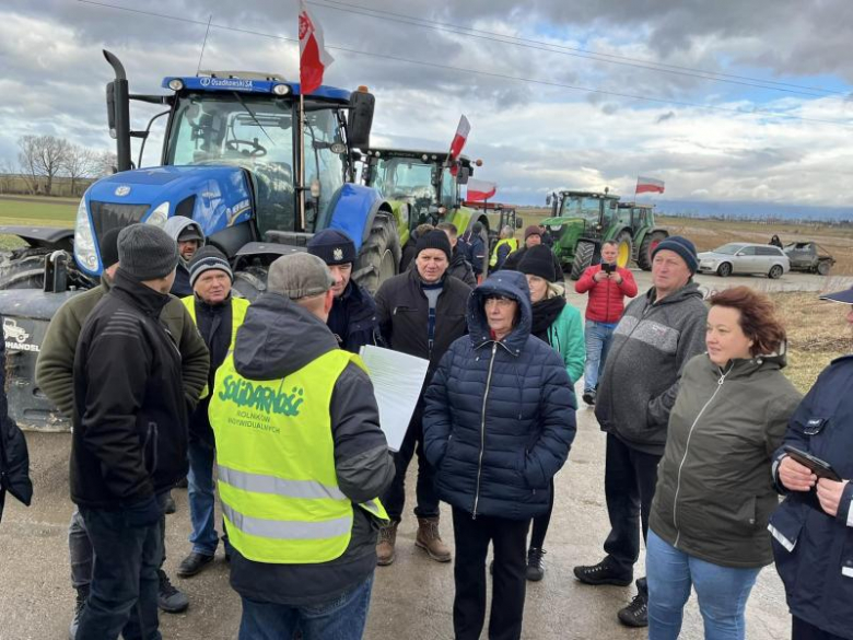 Strajk w gminie Kostomłoty