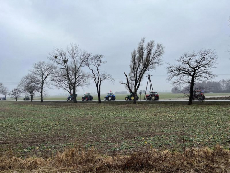 Protest rolników w gminie Kostomłoty