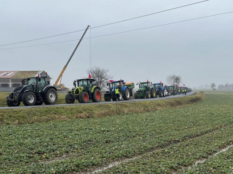 Protest rolników w gminie Kostomłoty