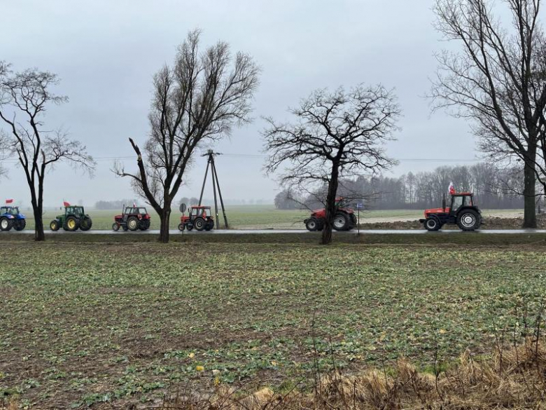 Protest rolników w gminie Kostomłoty