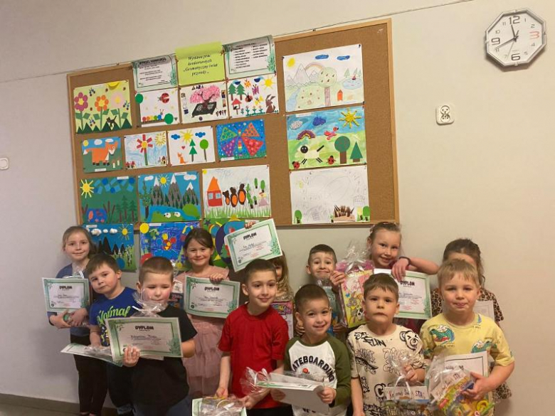 Konkurs plastyczny w malczyckim przedszkolu
